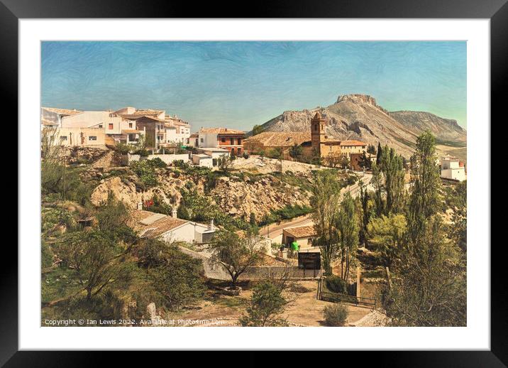 A view of Vélez Blanco Framed Mounted Print by Ian Lewis