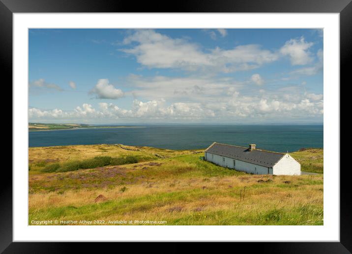 View from Mull of Galloway Framed Mounted Print by Heather Athey