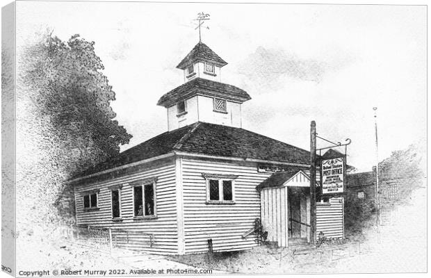 The Post Office, Deerfield, Massachusetts. Canvas Print by Robert Murray