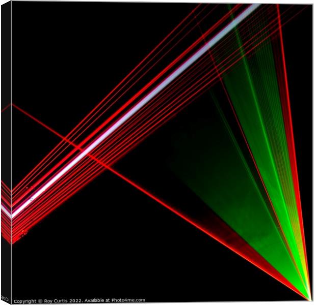 Laser 2 Canvas Print by Roy Curtis
