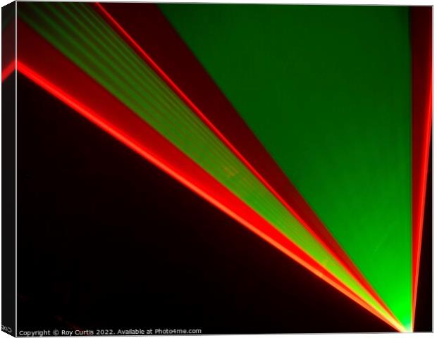 Laser 3 Canvas Print by Roy Curtis