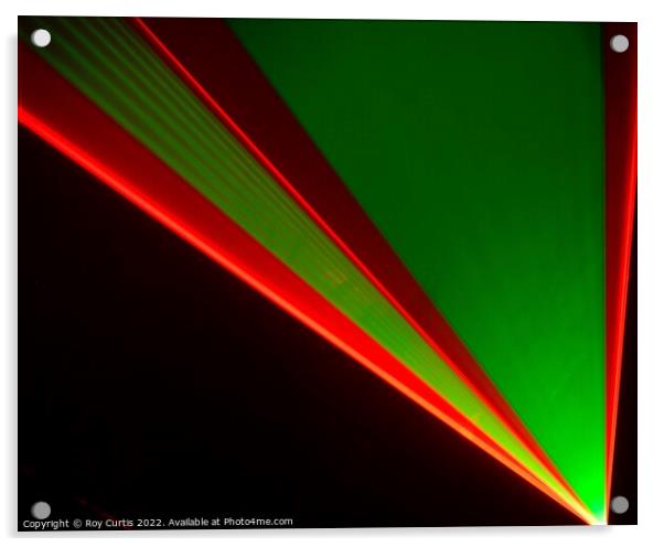 Laser 3 Acrylic by Roy Curtis