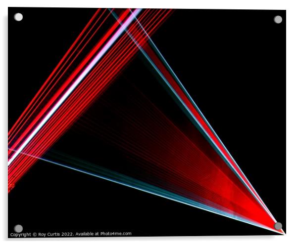 Laser 4 Acrylic by Roy Curtis