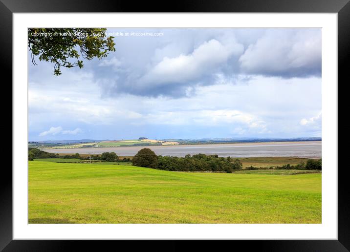 Landscape over the Solway Firth Framed Mounted Print by Richard Long
