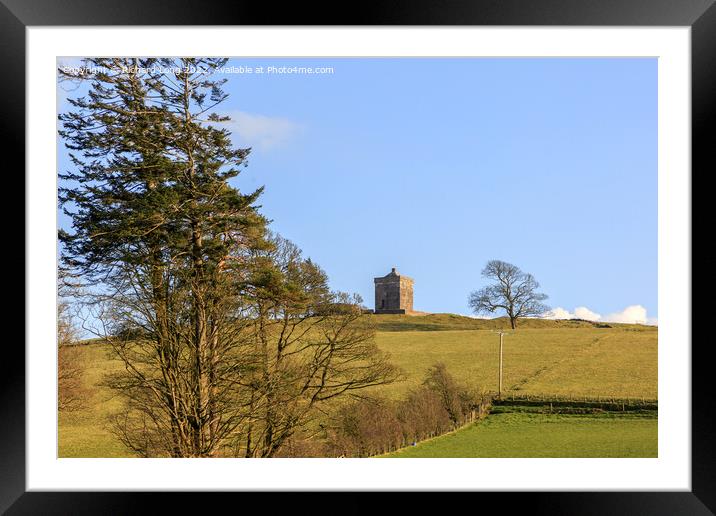 Repentance Tower Framed Mounted Print by Richard Long