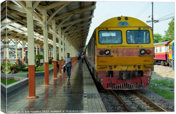 Chiang Mai Station Canvas Print by Rob Hawkins