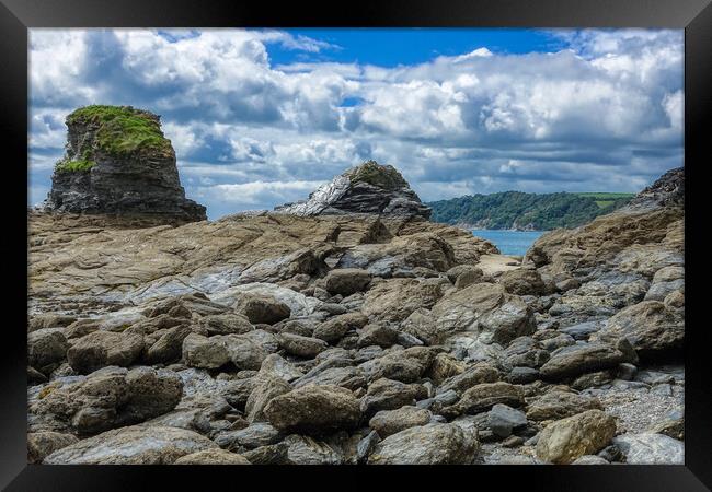 Coastal Wonders Framed Print by Roger Mechan