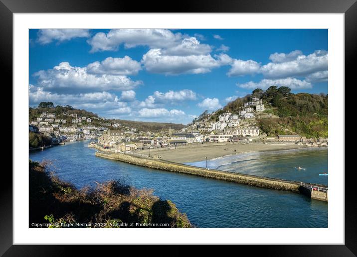 Captivating Looe Cornwall Framed Mounted Print by Roger Mechan