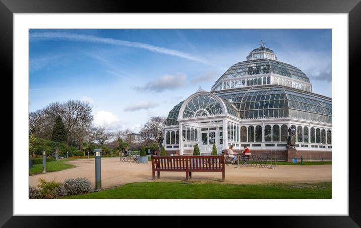 Sefton Palm House Framed Mounted Print by Liam Neon