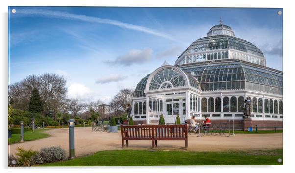 Sefton Palm House Acrylic by Liam Neon