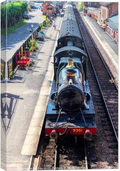 The Steam-Powered Journey Canvas Print by Roger Mechan