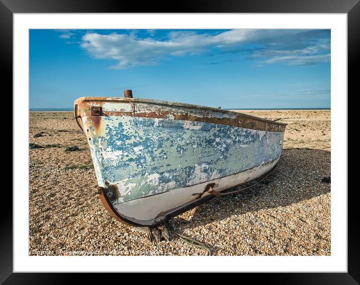 Sailing blue dreams Framed Mounted Print by Mike Hardy