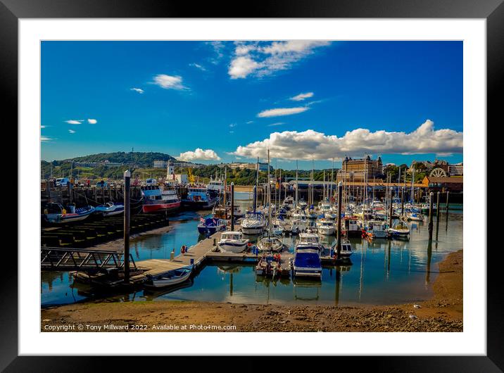 Scarborough Harbour Framed Mounted Print by Tony Millward
