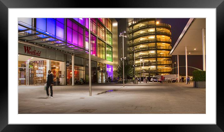 Westfield Shopping Centre Framed Mounted Print by David French