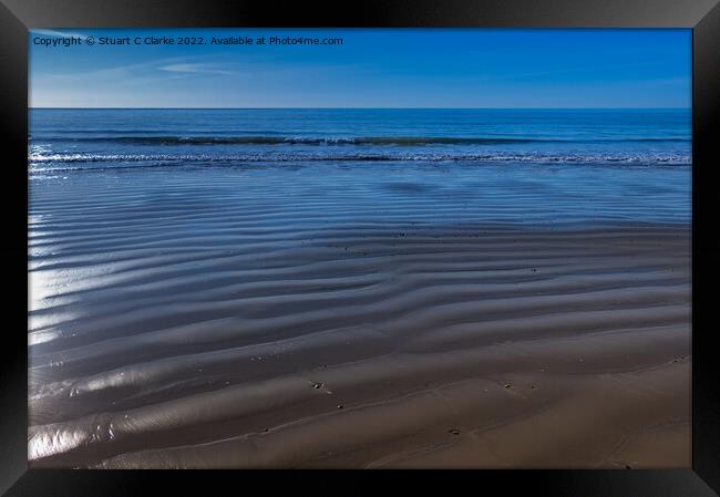 Spring seascape Framed Print by Stuart C Clarke