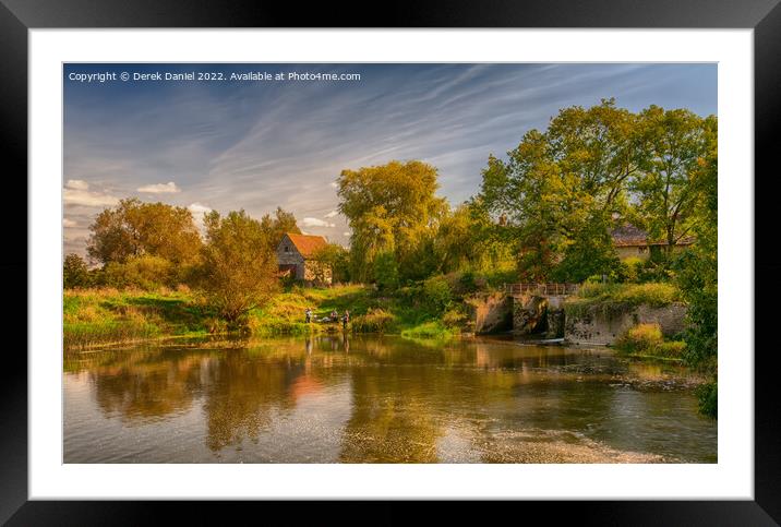 Beautiful Autumn Scene at Fiddleford Manor Framed Mounted Print by Derek Daniel