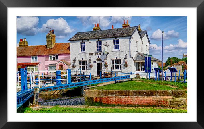 The Old Ship Heybridge Basin Framed Mounted Print by Peter F Hunt