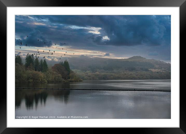 Tempestuous Dartmoor Skies Framed Mounted Print by Roger Mechan