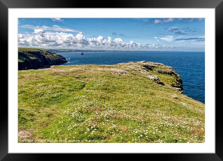 Endless beauty of North Cornwall Framed Mounted Print by Roger Mechan