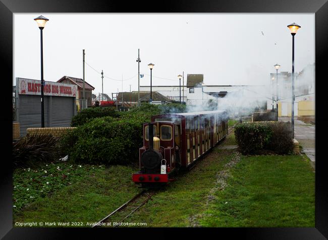 Hastings Miniature Railway Framed Print by Mark Ward