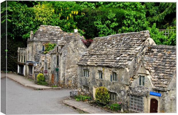 Bourton on the Water Model Village Cotswolds Canvas Print by Andy Evans Photos