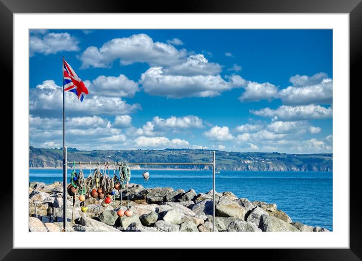 Coastal Serenity Framed Mounted Print by Roger Mechan