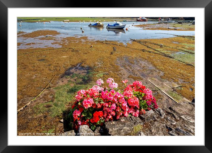 Serene Estuary Scene Framed Mounted Print by Roger Mechan