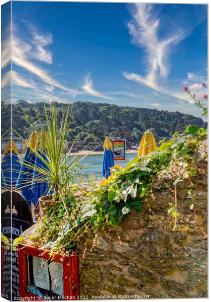 Serene View of Salcombe South Devon Canvas Print by Roger Mechan
