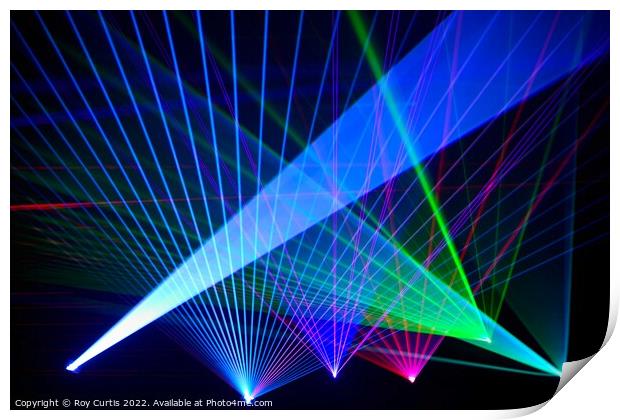 Laser 5 Print by Roy Curtis