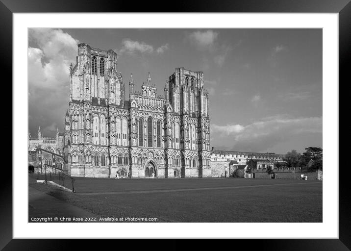 Wells Cathedral Framed Mounted Print by Chris Rose