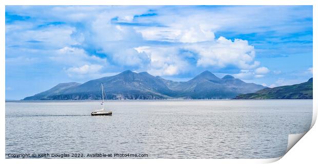 Rum and the Sound of Eigg Print by Keith Douglas