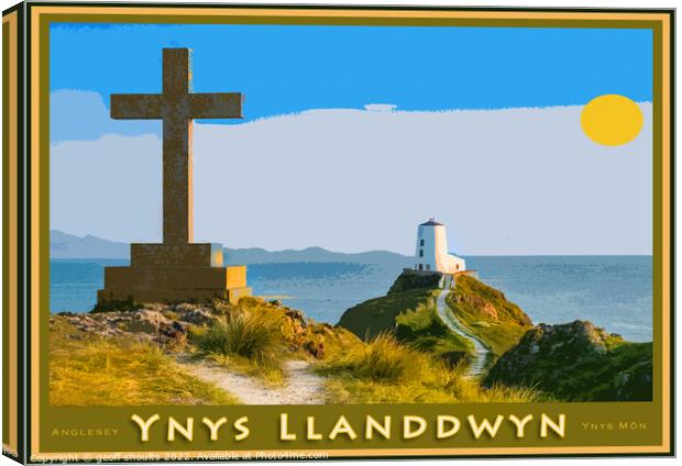 Llanddwyn Island / Ynys Llanddwyn on Anglesey Canvas Print by geoff shoults
