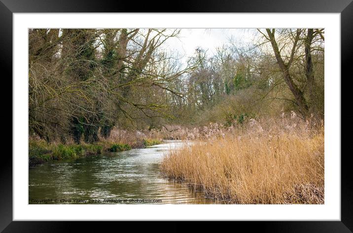 River Bure, Norfolk Broads Framed Mounted Print by Chris Yaxley