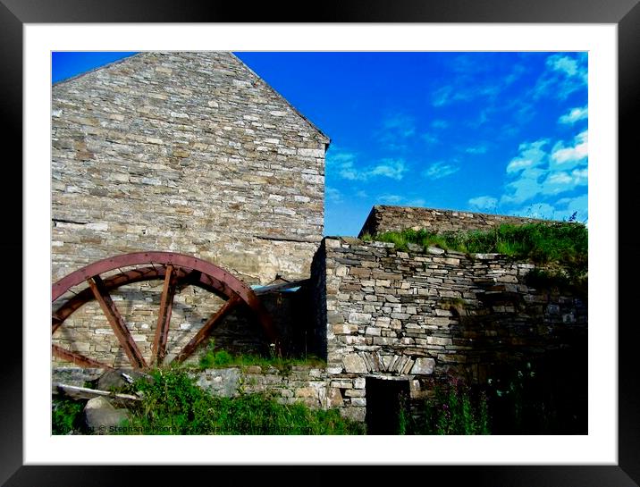 Corcreggan's Mill, Donegal Framed Mounted Print by Stephanie Moore