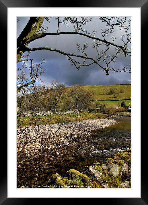 The Dales at Kettlewell Framed Mounted Print by Tom Curtis