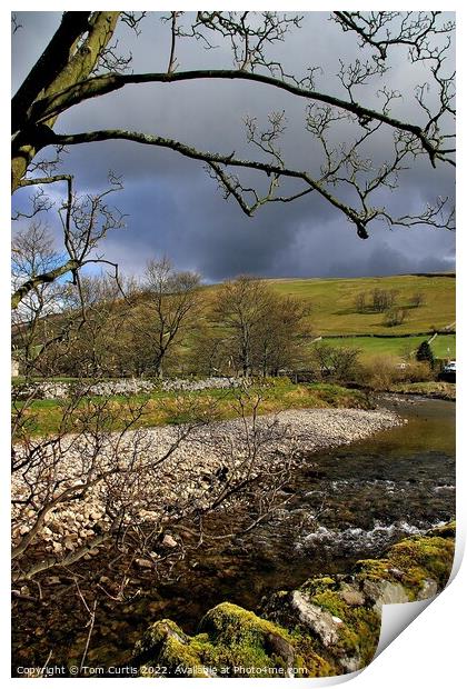 The Dales at Kettlewell Print by Tom Curtis