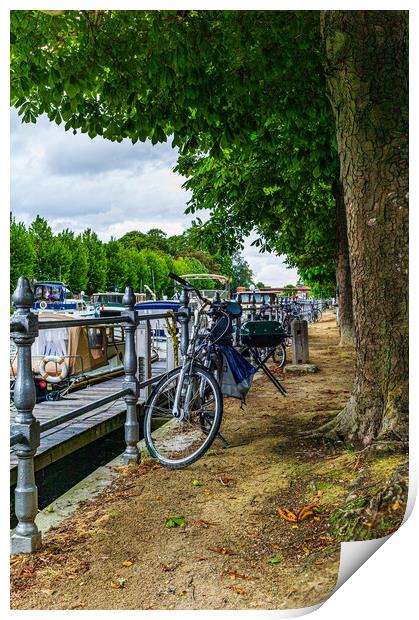 Bruges Towpath Print by Gerry Walden LRPS