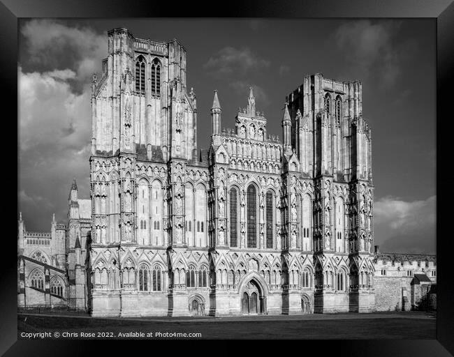 Wells Cathedral Framed Print by Chris Rose
