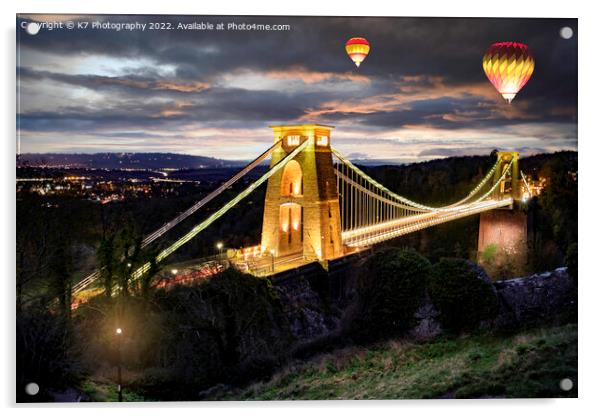 Balloons Over Bristol Acrylic by K7 Photography