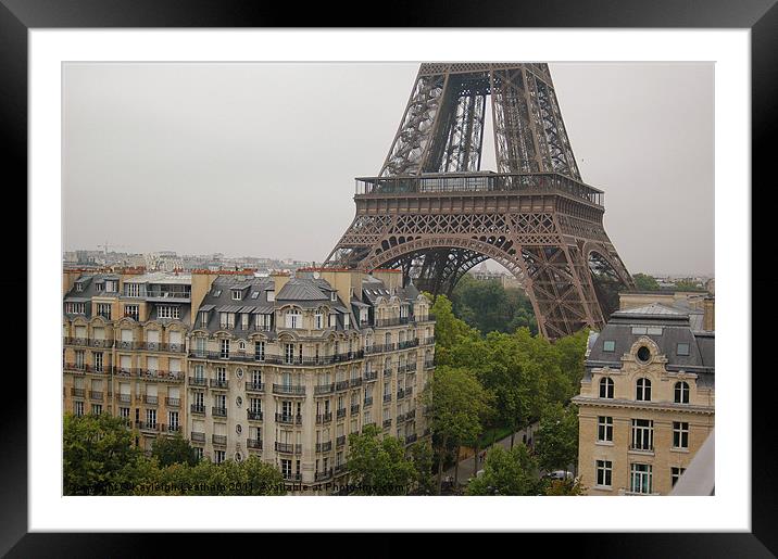 The Eiffel Tower Framed Mounted Print by Kayleigh Leatham