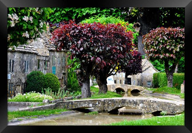 Bourton on the Water Model Village Cotswolds Framed Print by Andy Evans Photos