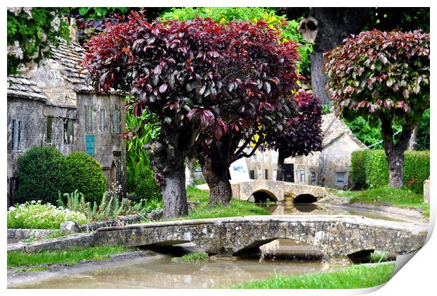 Bourton on the Water Model Village Cotswolds Print by Andy Evans Photos