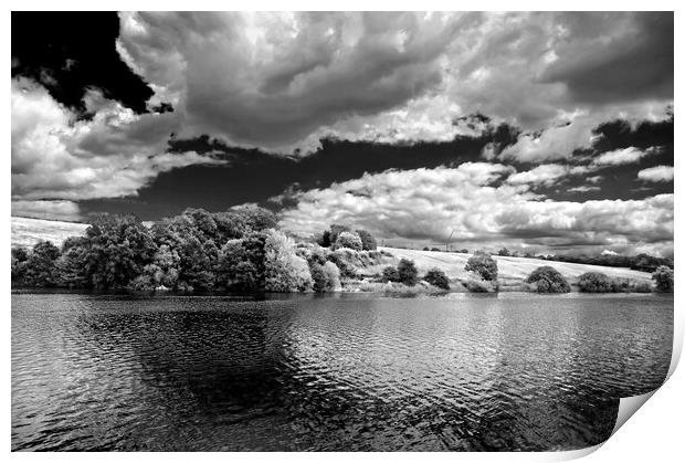 Big Clouds over Ulley  Print by Darren Galpin