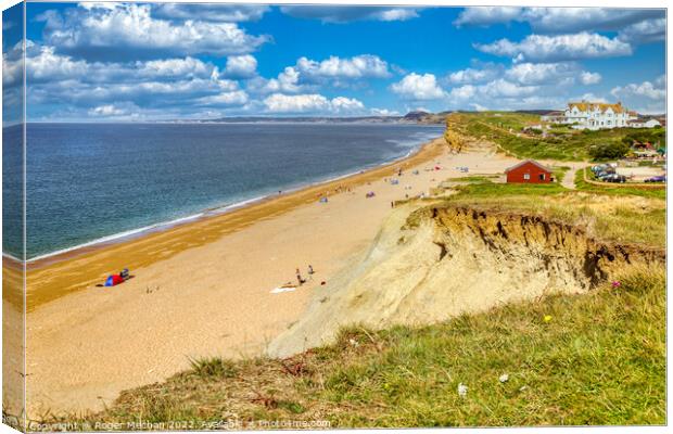 Seaside Serenity Canvas Print by Roger Mechan