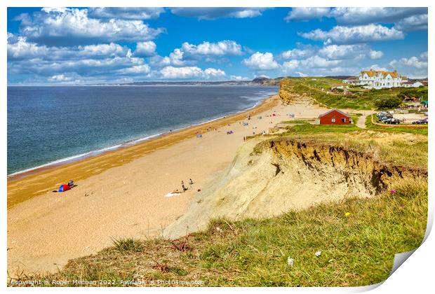 Seaside Serenity Print by Roger Mechan