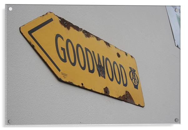Goodwood Acrylic by freddie pickering