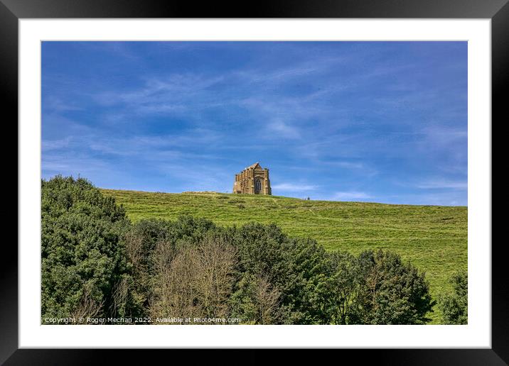 The Enchanting Ruins of St Catherine's Chapel Framed Mounted Print by Roger Mechan