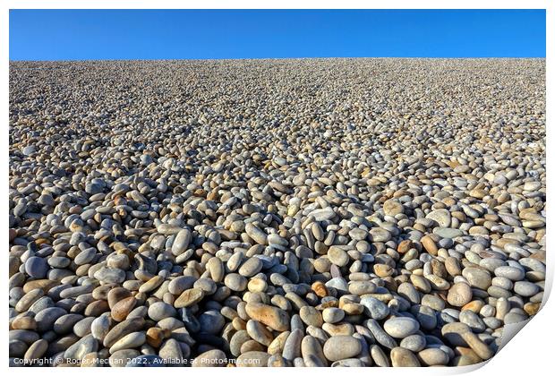 The Mighty Chesil Barrier Print by Roger Mechan