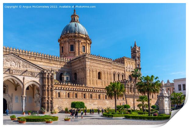 Palermo Cathedral, Sicily Print by Angus McComiskey