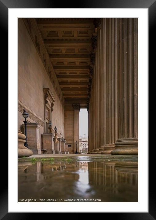 Classical architecture Framed Mounted Print by Helen Jones